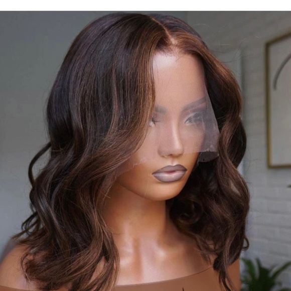 14 inch HD Lace Highlighted Wig